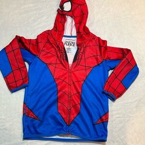 Spider-Themed Kids Costume Hoodie collectible fleece size 7